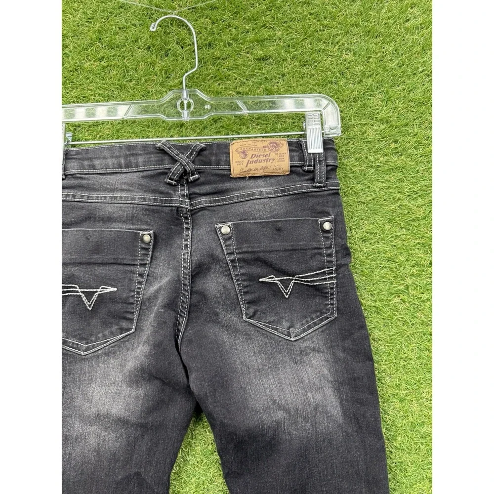 Diesel Waykee-J US Jeans Girls Youth Size 10Y Blue Denim Regular Fit Straight